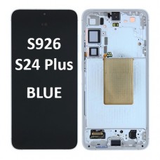 Samsung  SM-S926 (S24 Plus 5G 2024) OLED LCD touch screen (Original Service Pack) with frame [Blue] GH82-33410F